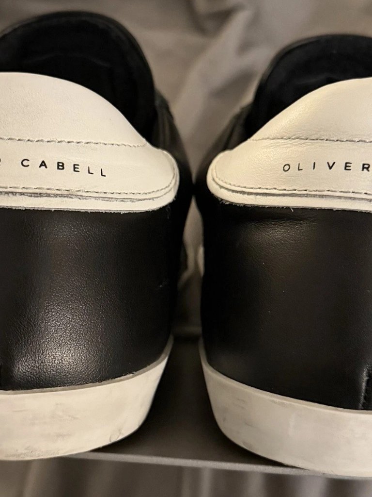 Oliver Cabell Mens Demi ‘Daybreak’ Distressed Italian Sneakers Size Eu 45/ Us 12 — image 4 of 6